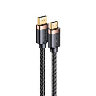 Kabel adapter HDMI-DP Usams U74 SJ530 4K DHMI 1.2 2m czarny