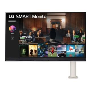 Monitor LG 31,5" Smart 32SQ780S-W Ergo 4K UHD 2xHDMI 3x...