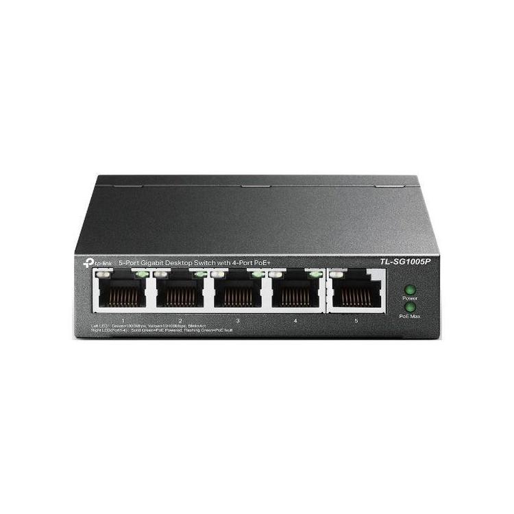 Switch niezarządzalny TP-Link TL-SG1005P V5 5x100/1000 4xPoE