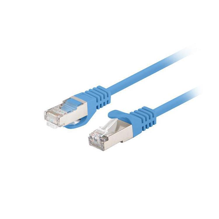 Patchcord Lanberg FTP kat.6 0,5m niebieski 10-pack