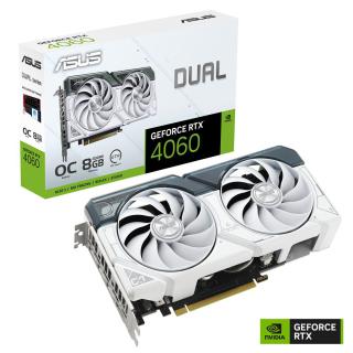 Karta graficzna ASUS Dual GeForce RTX 4060 8GB OC White GDDR6