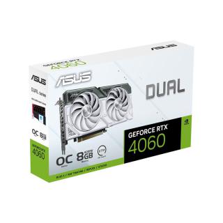 Karta graficzna ASUS Dual GeForce RTX 4060 8GB OC White GDDR6