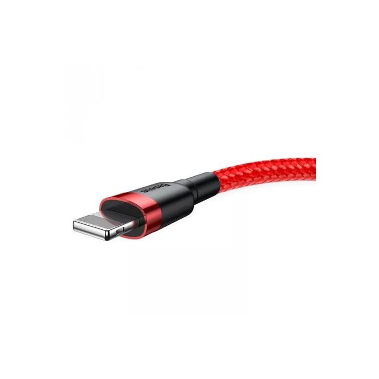 BASEUS KABEL LIGHTNING USB CAFULE1,5A 2M CZERWONY