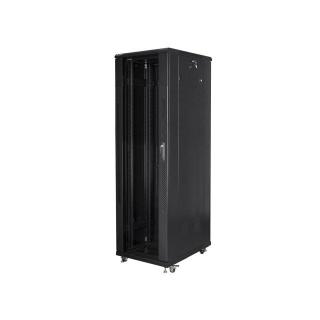 LANBERG SZAFA STOJĄCA RACK 19" 42U 600X1000 DRZWI SZKLANE CZARNA FF01-6042-12B (FLAT PACK)