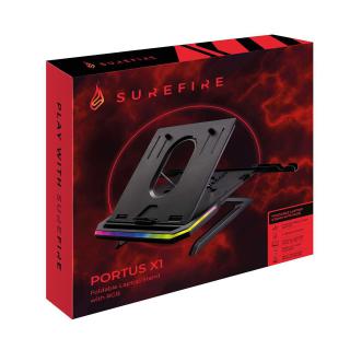 Podstawka do laptopa SureFire Portus X1 Foldable RGB