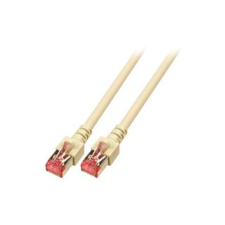 Patchcord 100% miedź EFB Cat.6 LSZH S/FTP, 2m, szary