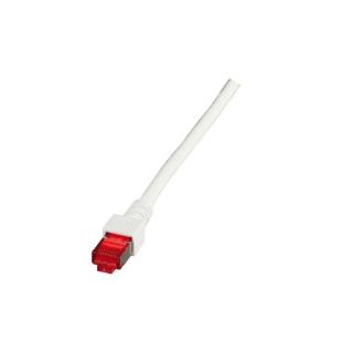 Patchcord 100% miedź EFB Cat.6 LSZH S/FTP, 2m, biały