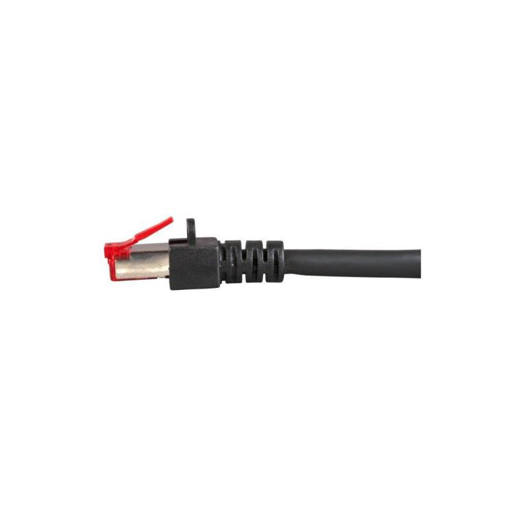 Patchcord 100% miedź EFB Cat.6 LSZH S/FTP, 2m, czarny