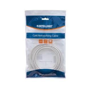 PatchCord 100% miedź Intellinet Cat.6 UTP, 0,5m, biały