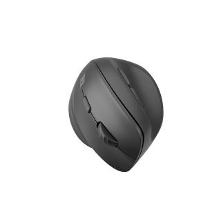 Mysz bezprzewodowa wertykalna Crake 2 2400 DPI Bluetooth 5.2 + 2.4GHz Czarna