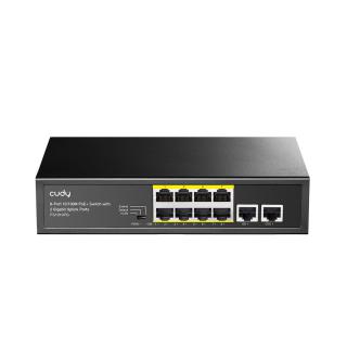 Przełącznik FS1010PG 8xFE PoE+ 120W 2xGigabit Uplink