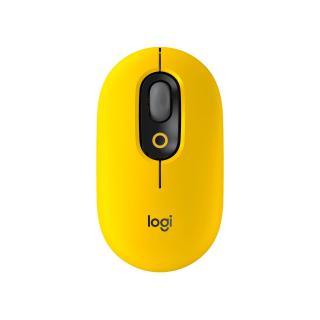 Mysz bezprzewodowa Logitech Pop Mouse Black & Yellow optyczna