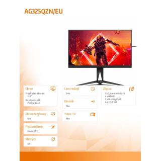 Monitor 31.5 cali AG325QZN VA 240Hz HDMIx2 DPx2 Pivot