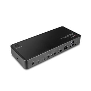 Replikator portów LINDY USB-C do 1xHDMI/1xDP/1xRJ45/3xUSB-A/3xUSB-C/1xAudio