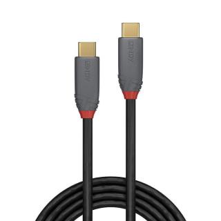 Kabel USB 3.2 LINDY Type C/C M/M Anthra Line PD 3.0 1,5m...