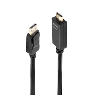 Kabel adapter LINDY DisplayPort - HDMI M/M 10.2G 2m...