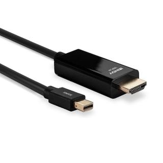 Kabel adapter LINDY Mini DisplayPort - HDMI 10.2G 2m czarny 4K UHD 30Hz