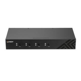 Przełącznik KVM LINDY 4-portowy USB 2.0 & Audio KM Switch