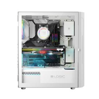 LOGIC OBUDOWA ARAMIS ARGB MIDI USB 3.0 WHITE