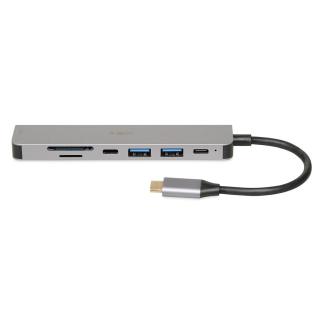 IBOX HUB USB IUH3SL4K SLIM USB3.2 HDMI 4K PD100W