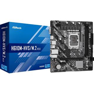 Płyta główna H610M-HVS/M.2 R2.0 s1700 2DDR4 D-Sub/HDMI mATX