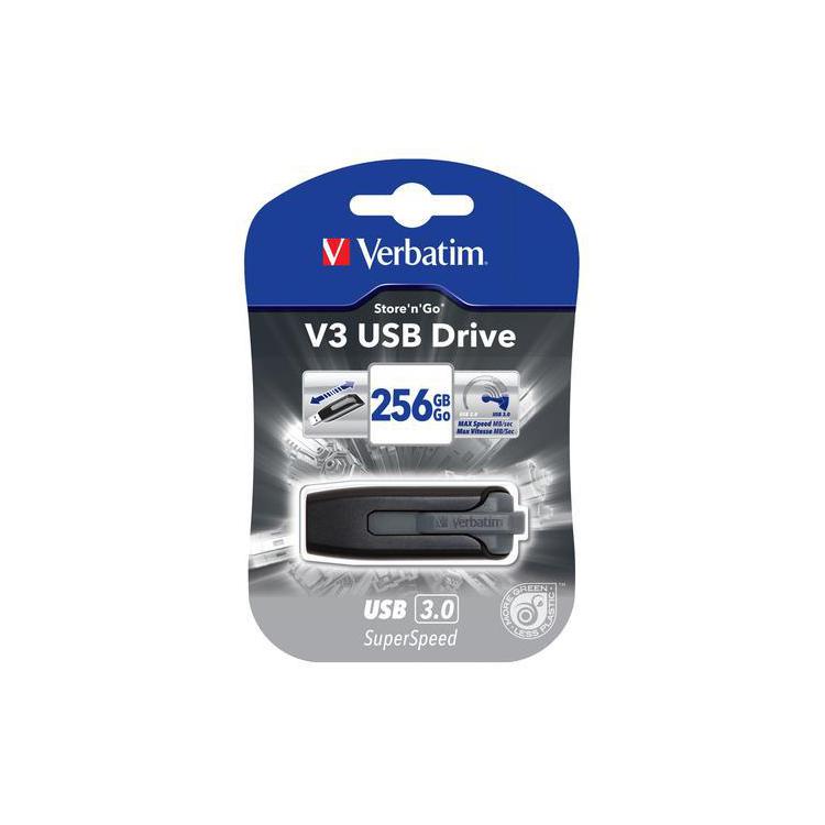 Pendrive Verbatim 256GB V3 USB 3.0