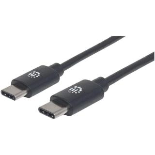 Kabel USB 2.0 Manhattan Typ-C M/M 60W 3A PD QC 480Mbps 2m...