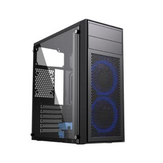 Obudowa Midi Tower Fornax M100B ATX niebiesie wentylatory...