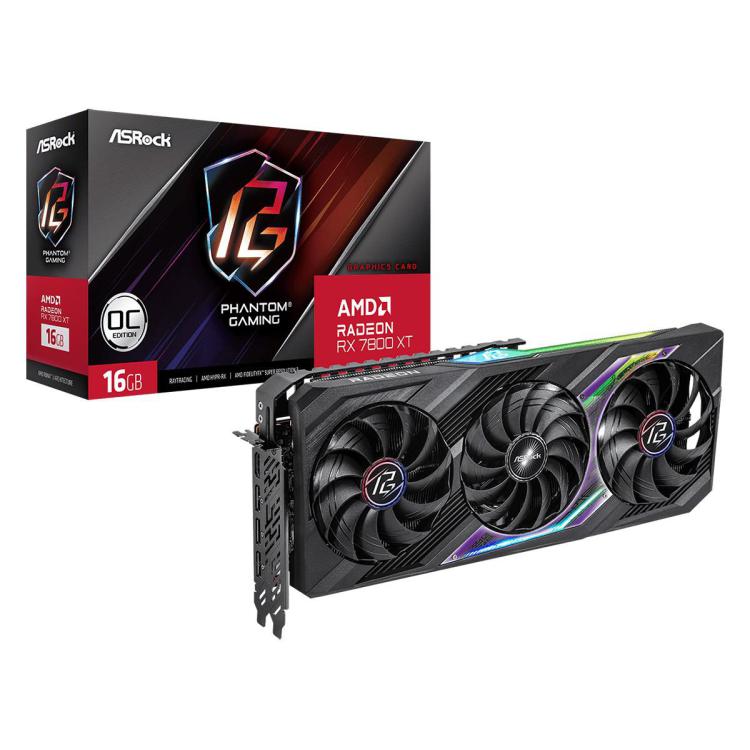 Karta graficzna Radeon RX 7800 XT PHANTOM GAMI IN OC 16G GDDR6 256bit