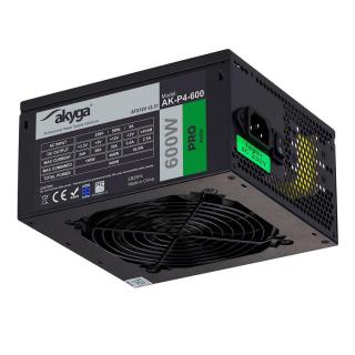 Zasilacz ATX 600W Akyga Pro AK-P4-600 Semi-Modular...