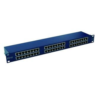 EmiterNet Panel 19", 48xRJ45 STP kat.6 (1U) z półką,...