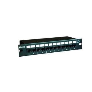 EmiterNet Panel 10" 12xRJ45 UTP kat.5e (1U)