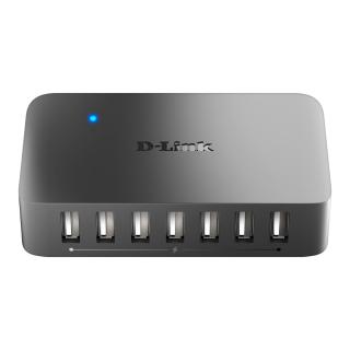 Hub D-Link DUB-H7/E (7x USB 2.0 kolor czarny)