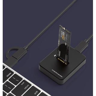 Stacja dokujaca dysków M.2 SATA i NVME USB-C