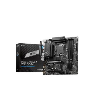 Płyta główna PRO B760M-A WIFI DDR4 s1700 4DDR4 DP/HDMI mATX