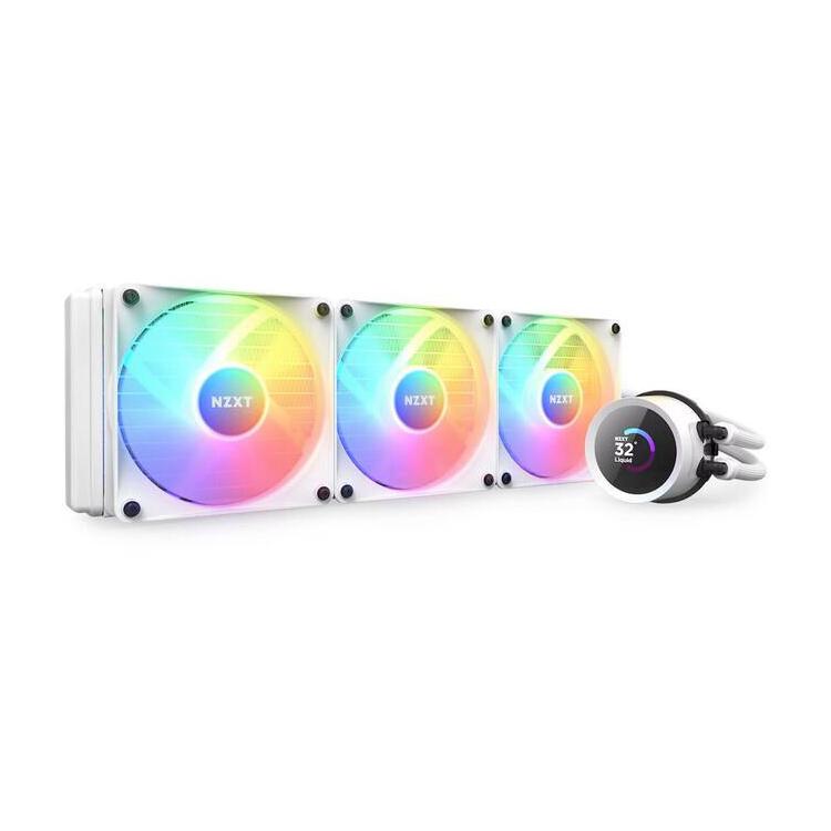 Chłodzenie wodne Kraken 360 RGB LCD Białe