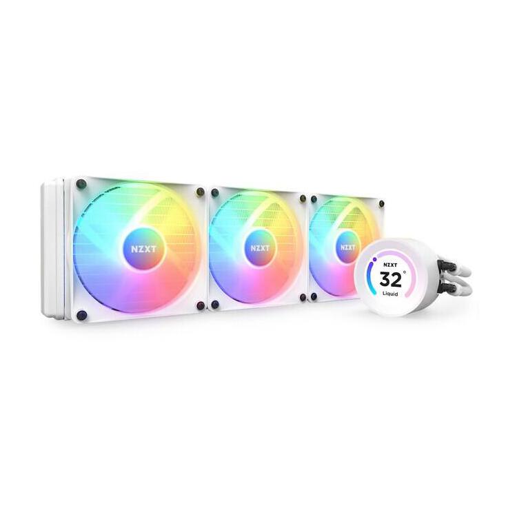 Chłodzenie wodne Kraken Elite 360 RGB LCD Białe