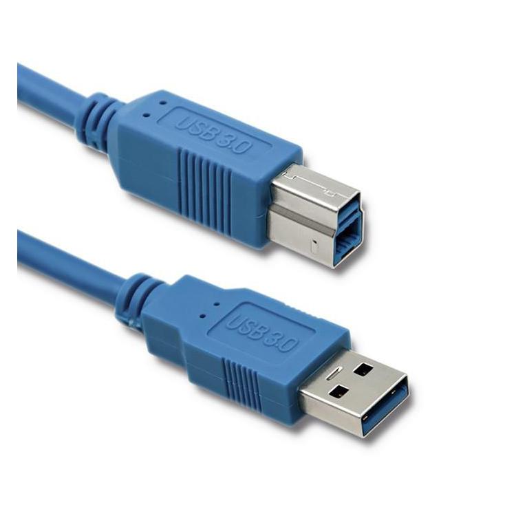 Kabel USB 3.0 do drukarki A męski | B męski | 2m