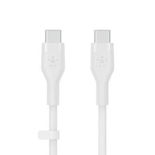 BELKIN KABEL USB-C - USB-C 2.0 SILICONE 1M BIAŁY