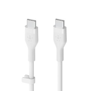 BELKIN KABEL USB-C - USB-C 2.0 SILICONE 1M BIAŁY