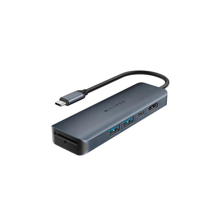 Koncentrator HyperDrive Next 6-Port USB-C Hub HDMI/4K60Hz/SD/MAC/PC/Chromebook/