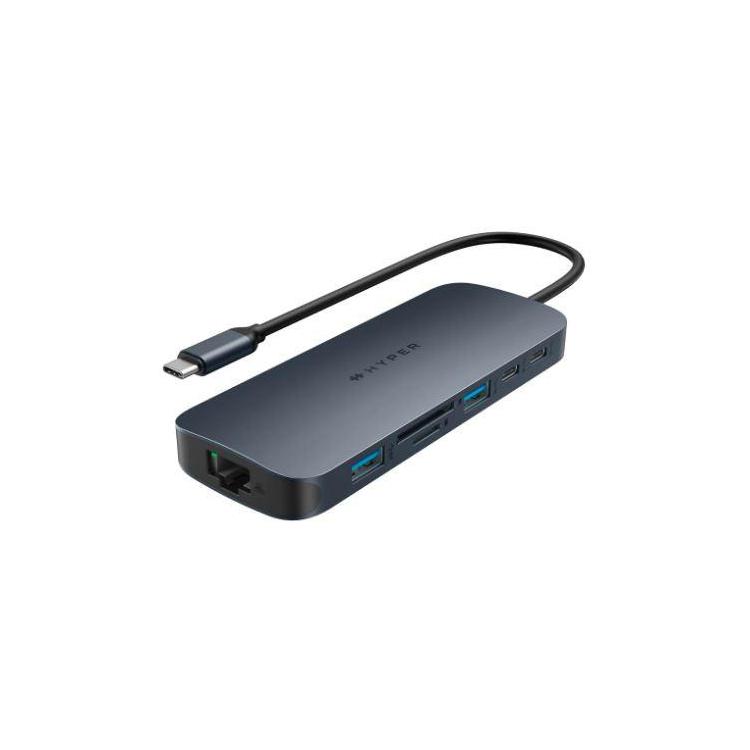 Koncentrator HyperDrive Next 10-Port USB-C Hub HDMI/4K60Hz/SD/mSD/PD 3.1 140W power pass-through