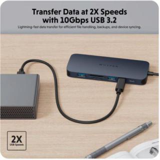 Koncentrator HyperDrive Next 10-Port USB-C Hub HDMI/4K60Hz/SD/mSD/PD 3.1 140W power pass-through