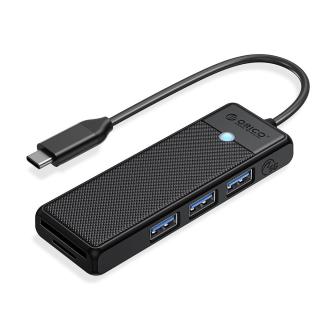 HUB USB-C Orico PAPW3AT-C3-015-BK-EP 3x USB-A czytnik...