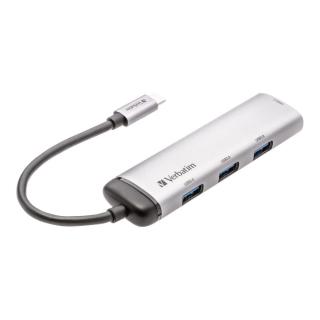 Hub USB Verbatim Multi Port 4x USB 3.0 1x USB-C