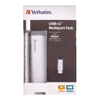 Hub USB Verbatim Multi Port 4x USB 3.0 1x USB-C