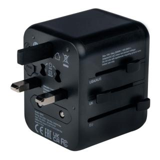 Adapter podróżny Verbatim UTA-01 globalny-globalny 2xUSB