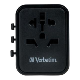 Adapter podróżny Verbatim UTA-02 globalny-globalny 1xUSB...