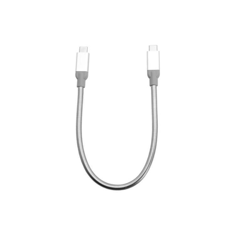 Kabel Verbatim USB-C(M) - USB-C(M) 3.1 Gen 2 0.3m srebrny