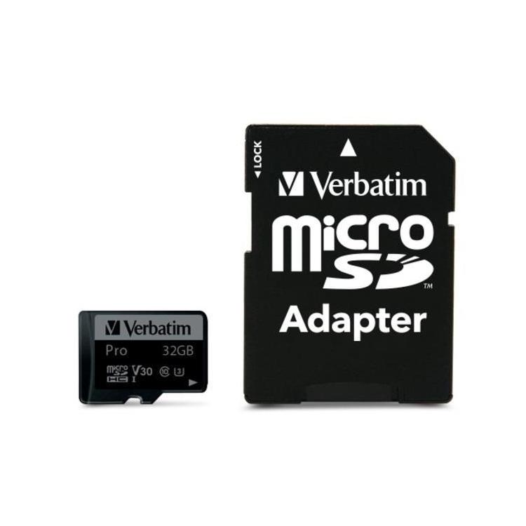 Karta pamięci MicroSDHC Verbatim 32GB Class 10 UHS-1 + adapter SD